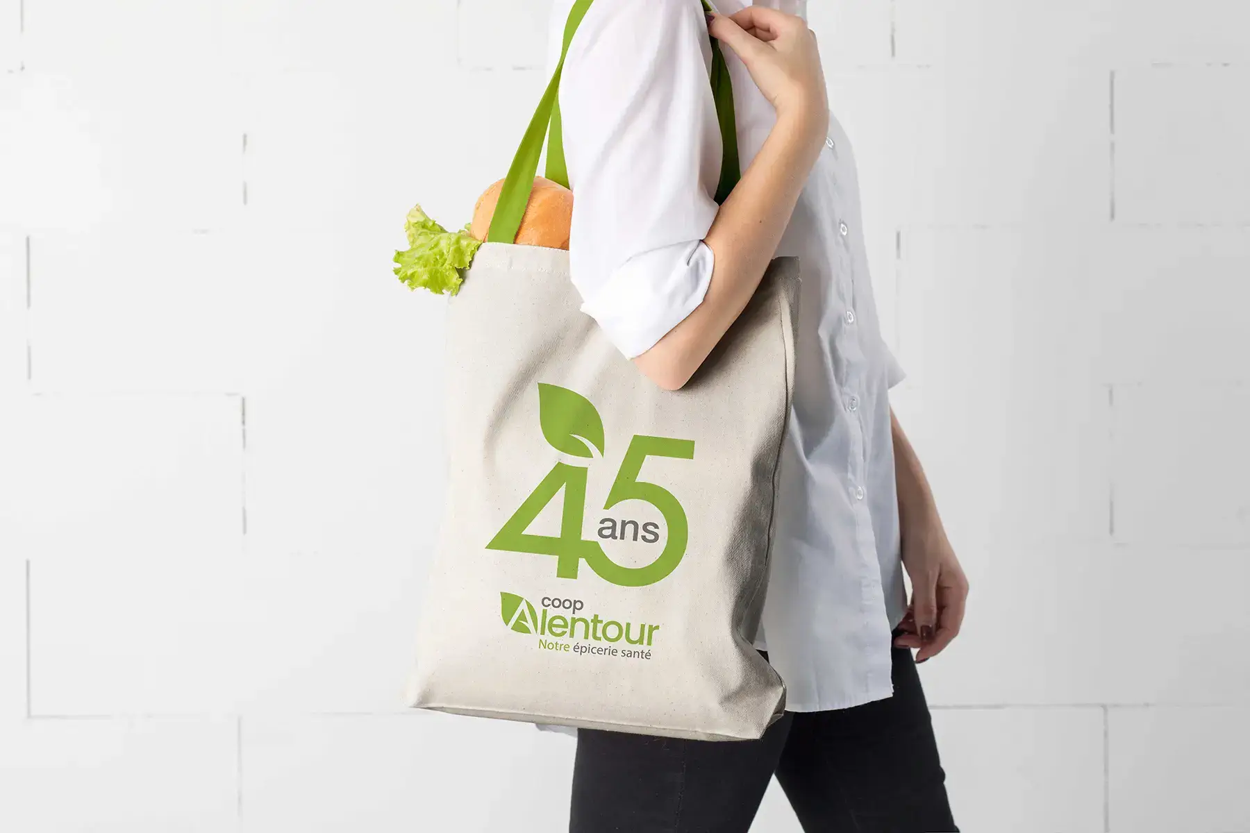 nouvelle identité visuelle de la Coop Alentour