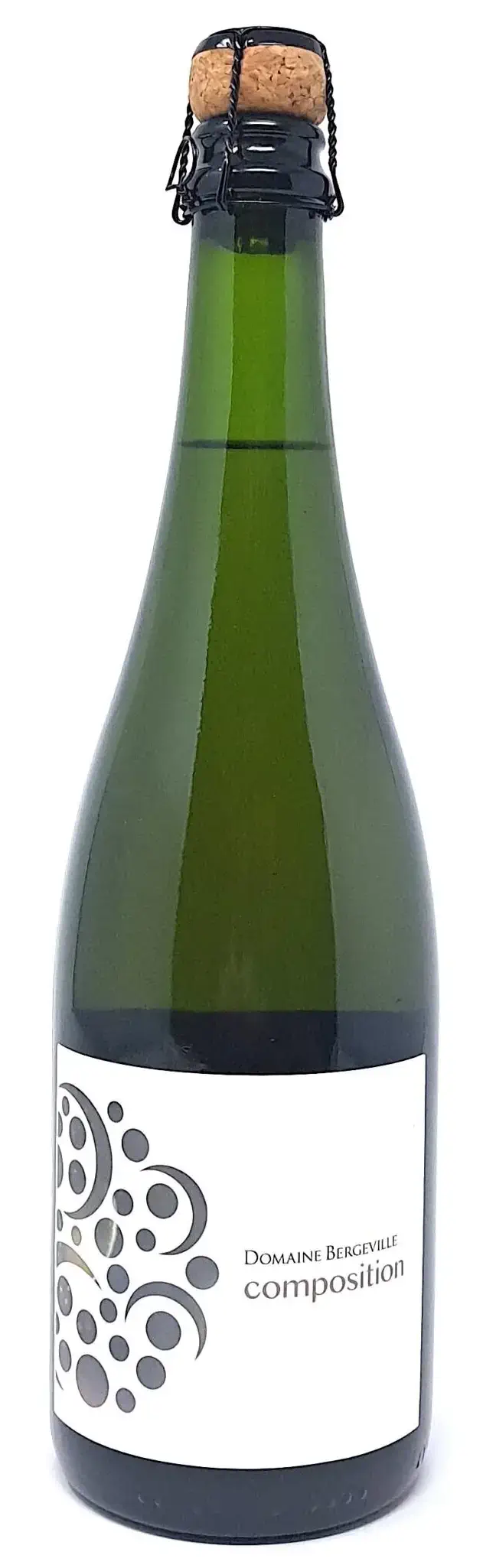 Bouteille de vin mousseux blanc, Composition du Domaine Bergeville