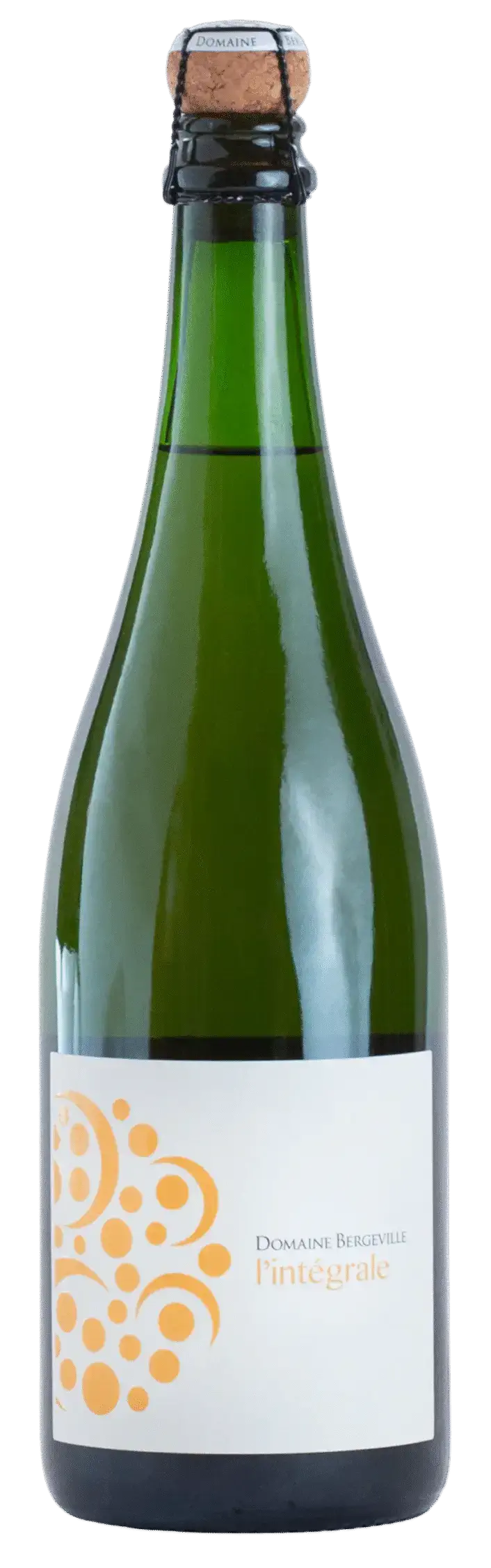 Bouteille de vin mousseux blanc, l'Intégrale du Domaine Bergeville