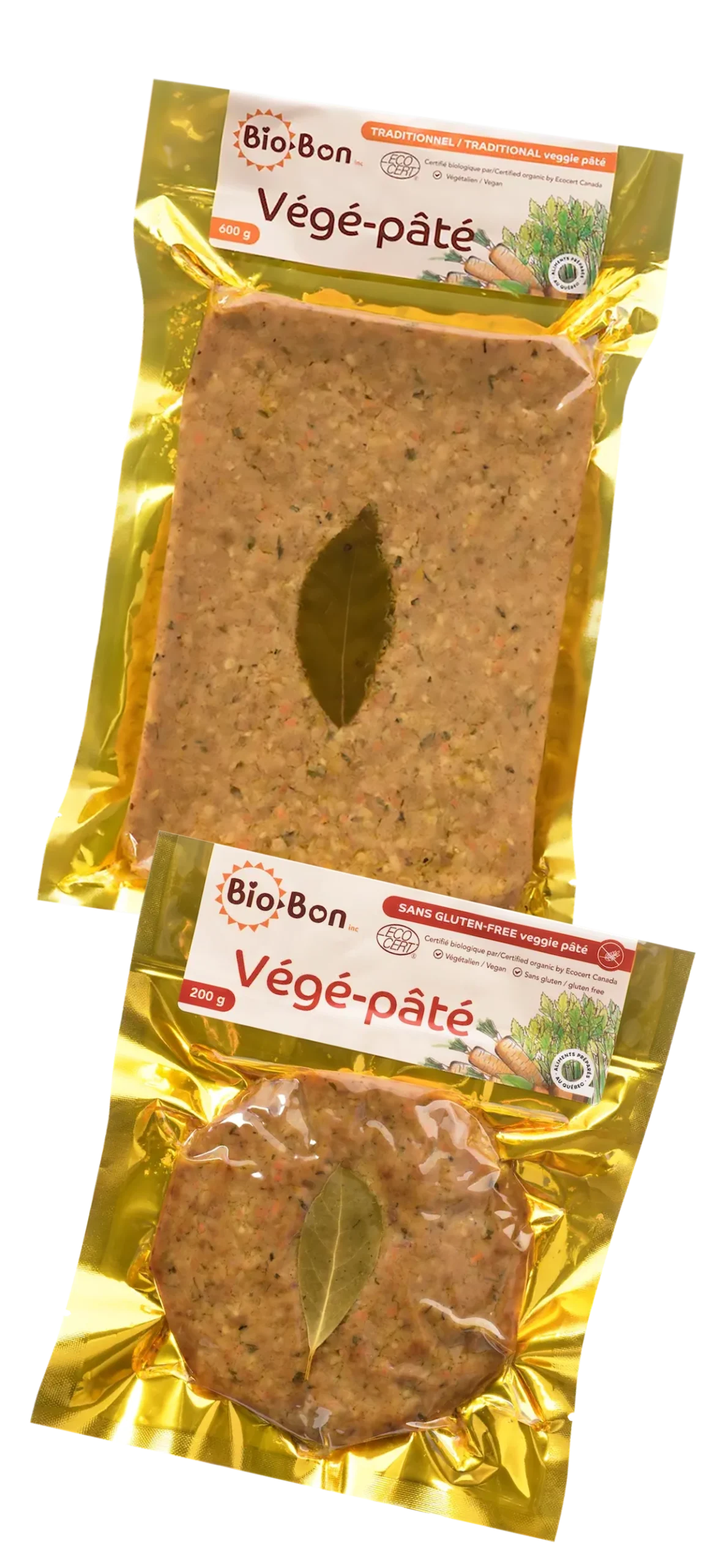 Végé-pâté Bio-Bon - traditionnel et sans gluten