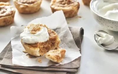 Tartelette à la citrouille et à l&rsquo;érable