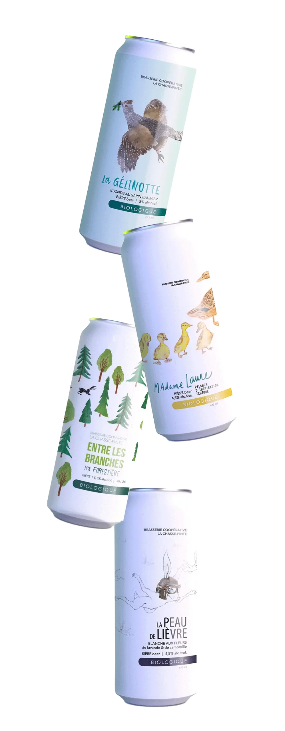 bières biologiques La Chasse-Pinte à la Coop Alentour