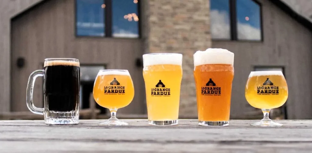 Variété de bières artisanales de La Grange Pardue - Coop Alentour