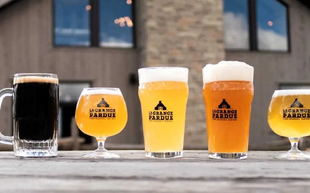 Variété de bières artisanales de La Grange Pardue - Coop Alentour