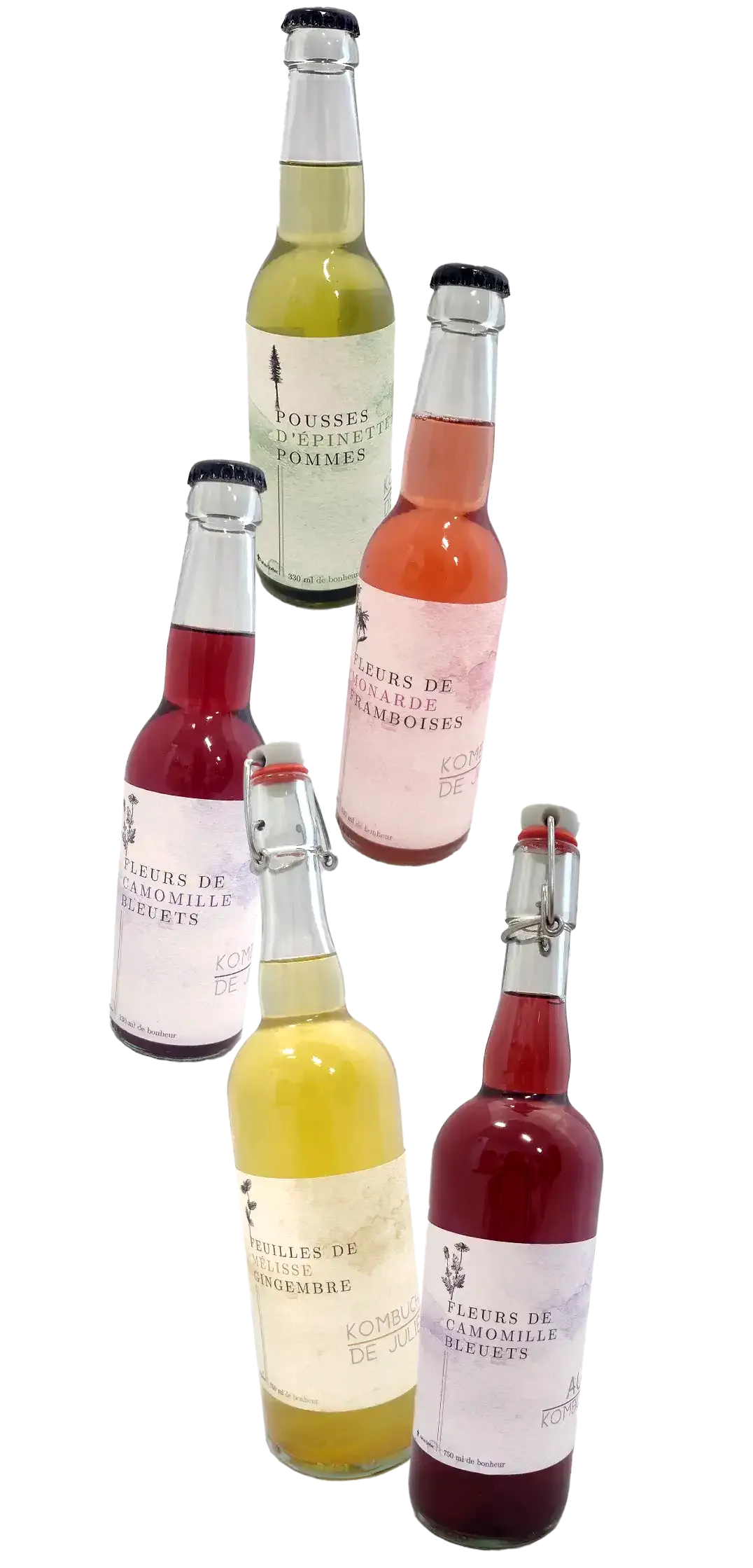 Produits Aube Kombucha - Kombucha de Julie de Waterville