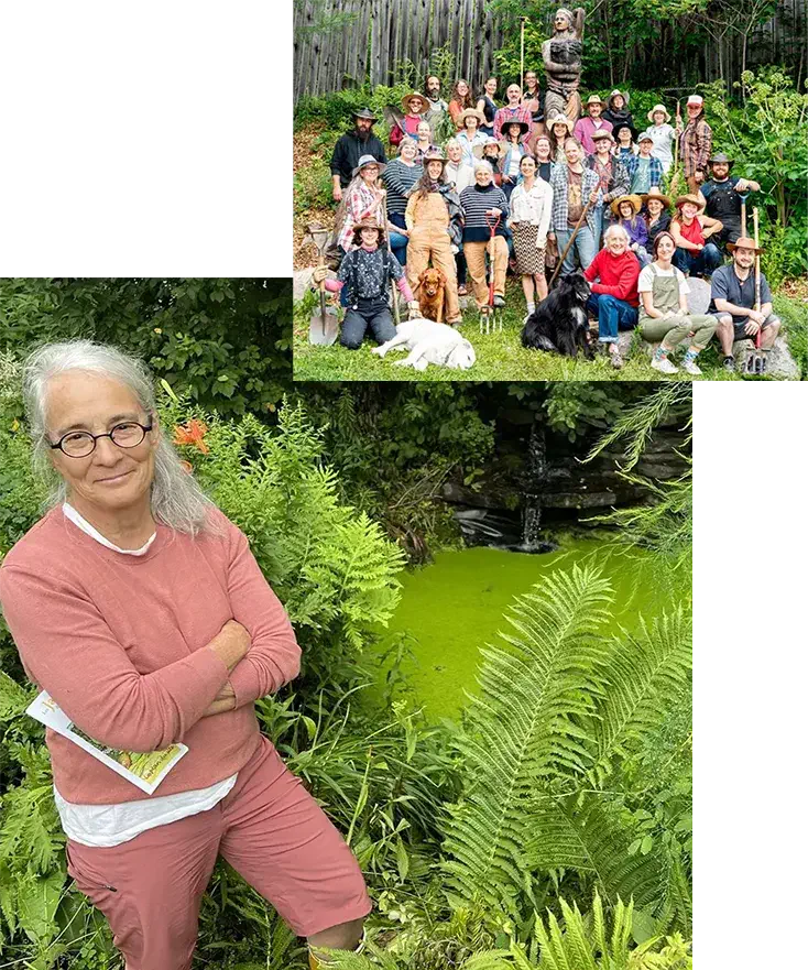 Marie Provost et son équipe de Clef des champs - Coop Alentour