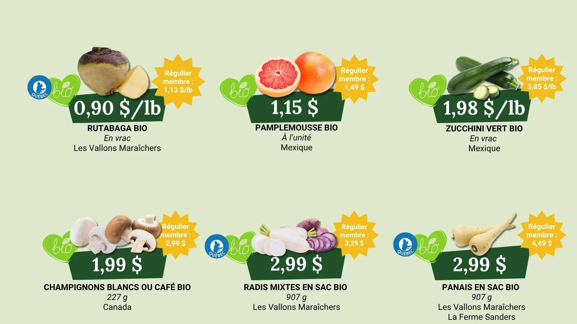 circulaire fruits et légumes 20 aout au 2 septembre 2025 - coop alentour